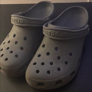 Grey Crocs Size 9 Men’s